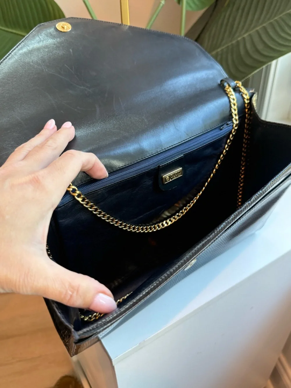 Gucci ‘Exotic Vintage Envelope Clutch/Shoulder Bag’